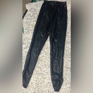 Windsor Black Faux Leather Leggings
